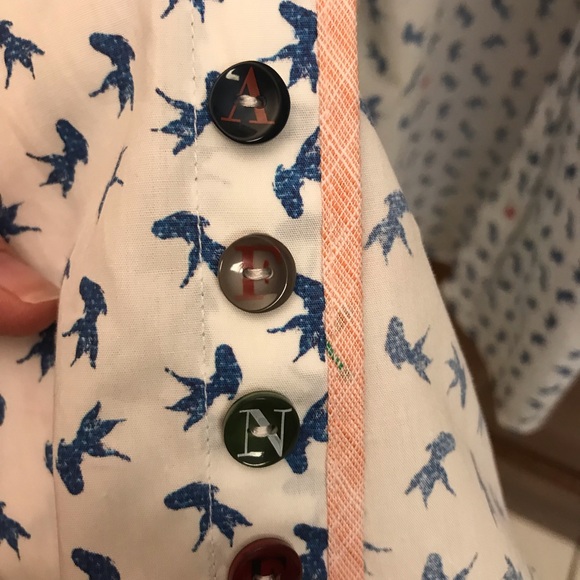 NWT A Fish Named Fred Men’s long sleeve, button up - Picture 5 of 16